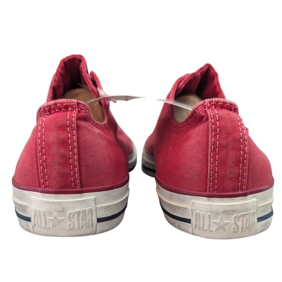 Converse 2013 CTAS Low Top Tango Red Washed Canvas Sneaker Mens 11 Womens 13 NWT - Picture 3 of 10
